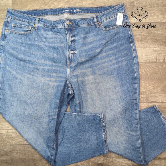 Old Navy High Rise OG Straight Jeans Size 26 - Picture 1 of 6